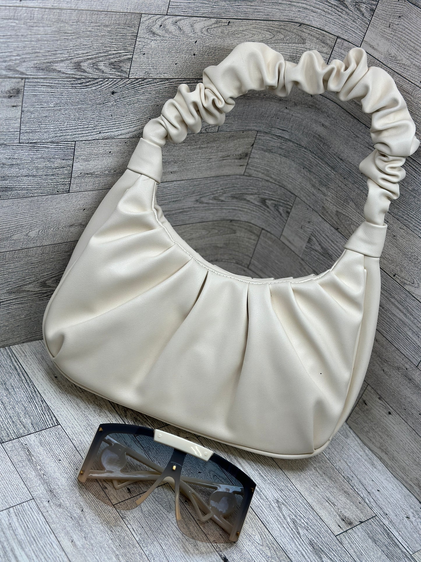 Scrunchie handle Boho HandBag