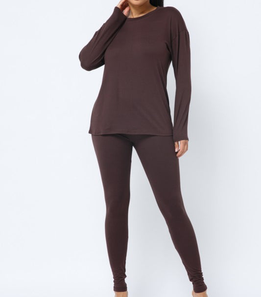 Jordyn Round Neck Legging Set