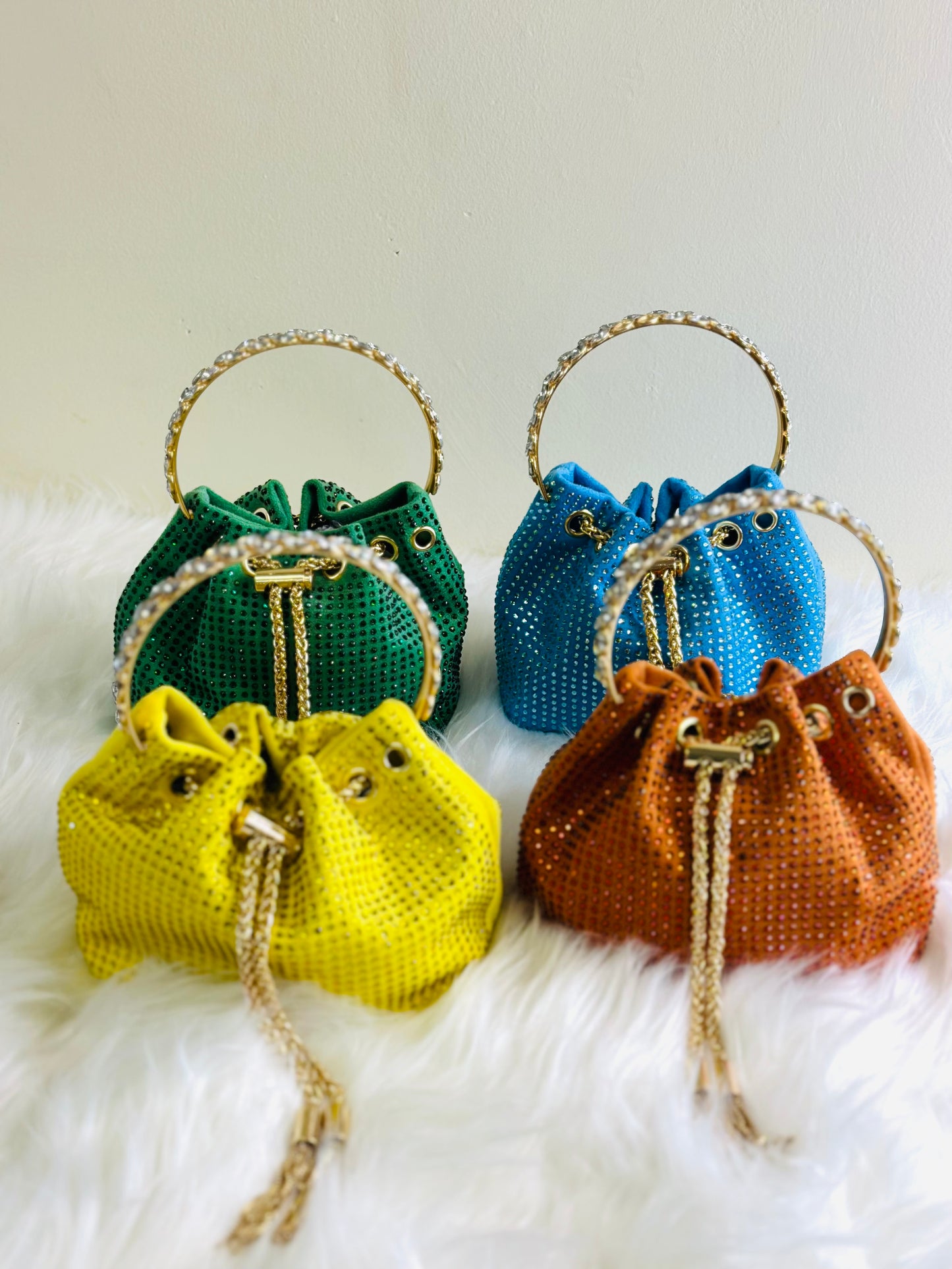 bling bucket bag